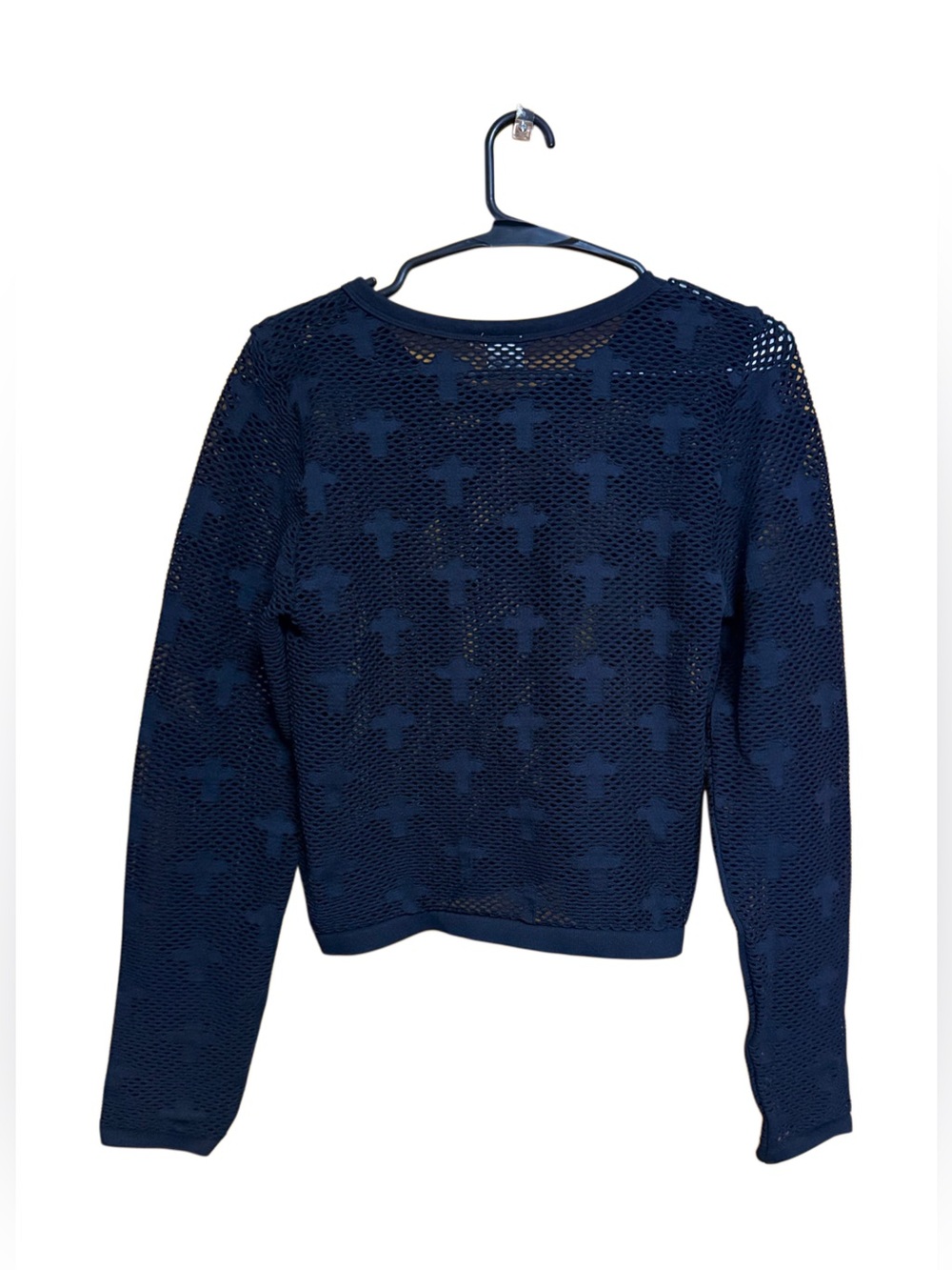 ✨ Cozy Goth Distressed Sweater | Indie Sleaze | Coquette Grunge - Picture 3 of 7